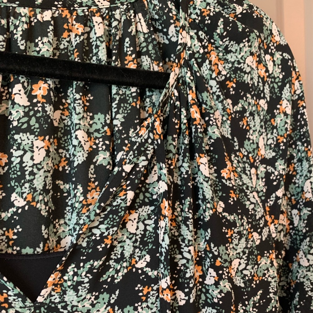 Banana Republic Swing Green Floral Shift Dress. Size medium. - Picture 4 of 7